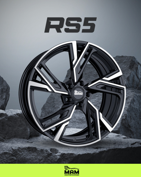 Felgi aluminiowe MAM RS5 16 cali 4x108 ET37 BFP