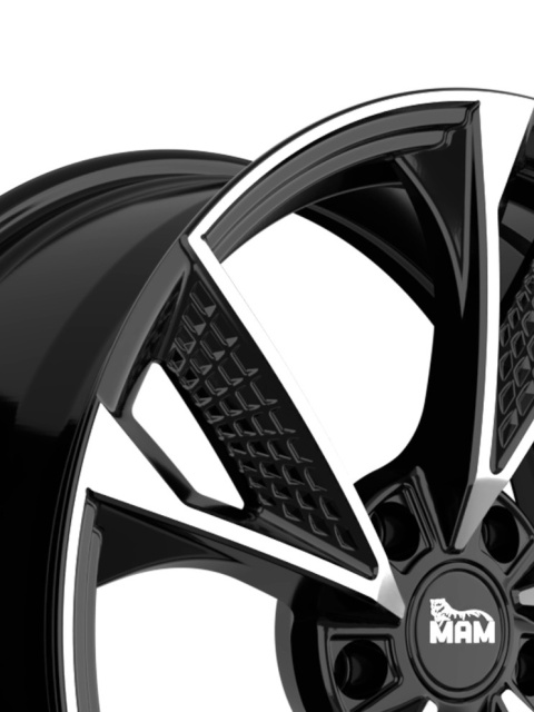 Felgi aluminiowe MAM RS6 19 cali 5x108 ET45 BFP Felgi aluminiowe MAM RS6 19 cali 5x108 ET45 BFP