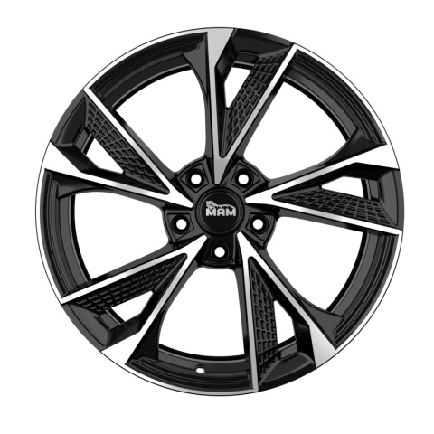 Felgi aluminiowe MAM RS6 19 cali 5x108 ET45 BFP Felgi aluminiowe MAM RS6 19 cali 5x108 ET45 BFP