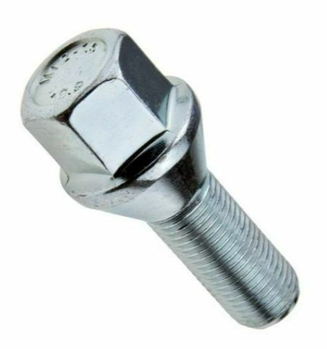 Śruba M12x1.25, 24mm, klucz 17, stożek Śruba M12x1.25, 24mm, klucz 17, stożek