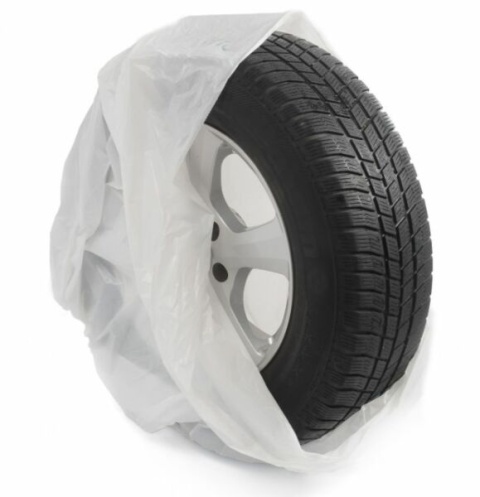 Zestaw czterech worków na opony, duże 120x120 cm, mocne